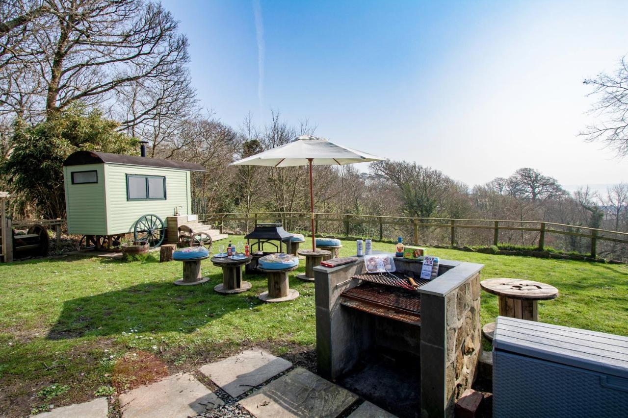 דירות לאנלי Bronllys Farm Coastal Self-Catering מראה חיצוני תמונה